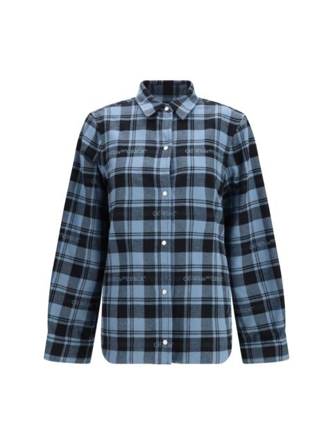 Off-White Off-white Check Flannel Padded Overshirt Citadel Black