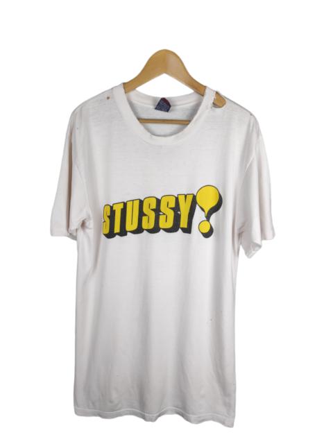 Other Designers Vintage - Vintage Stussy International USA Made Distress T-Shirt