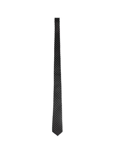 TOM FORD Embroidered Polka-dot Silk Jacquard Tie