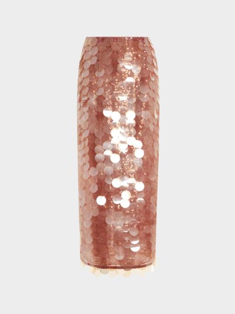 16ARLINGTON DIA MIDI SKIRT IN LARGE SEQUIN