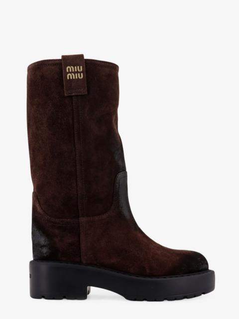 Miu Miu Women Suede Boots