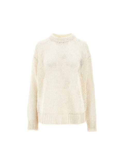 Jil Sander OVERSIZED SILK SWEATER