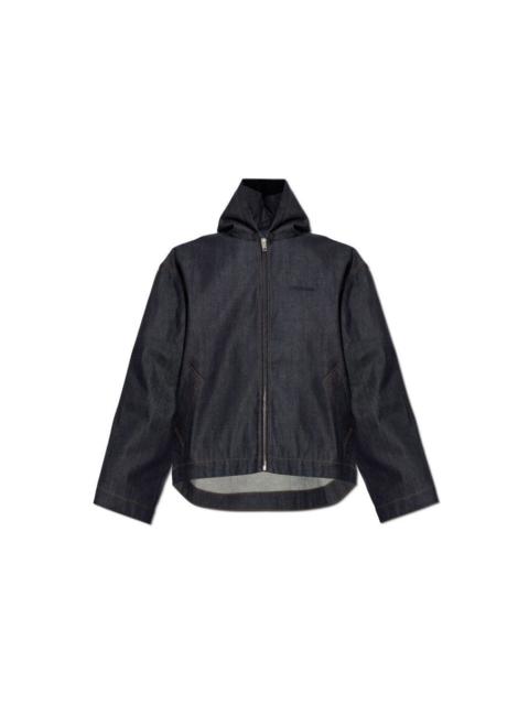 BALENCIAGA BALENCIAGA $3350 Navy Blue Denim Jacket New & Authentic (Men