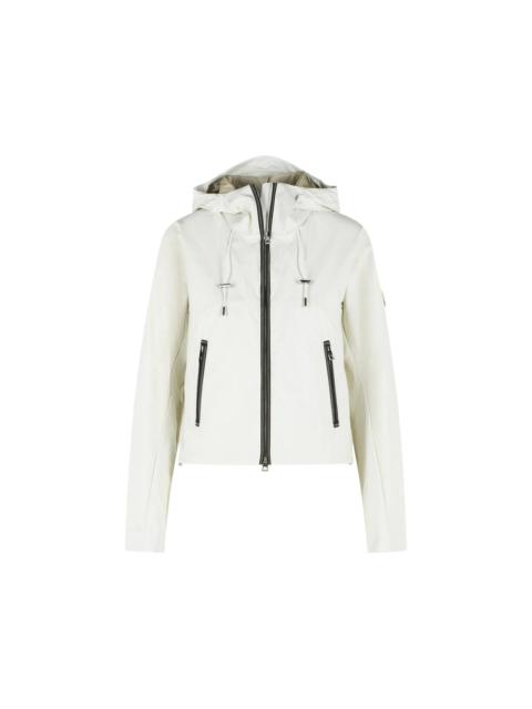 Moncler Moncler White Jackets - Bomber Jackets Women