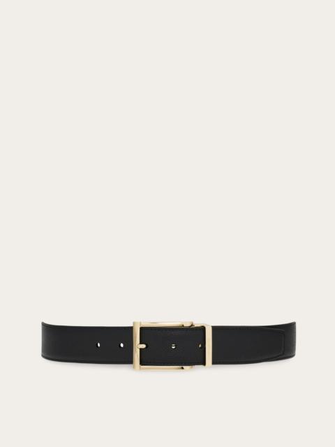 FERRAGAMO Reversible and adjustable Gancini belt