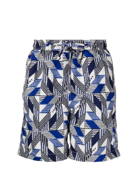 Isabel Marant GEOMETRIC PRINT SWIM SHORTS