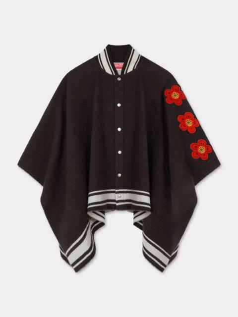 KENZO 'Kenzo x Futura 2000' poncho in wool