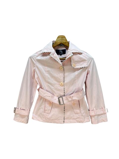 Burberry BURBERRY LONDON Pink Belted Crop Jacket #A65-1560