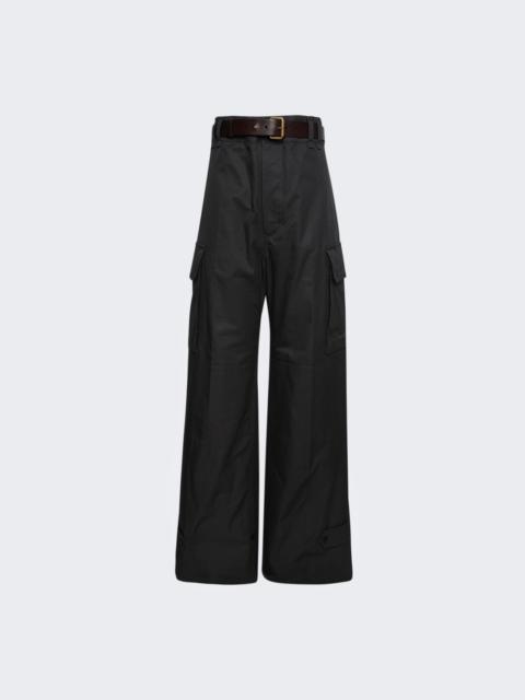 SAINT LAURENT Cassandre Cargo Pants Dark Grey