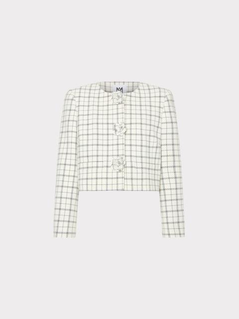 MILLY Mika Plaid Jacket