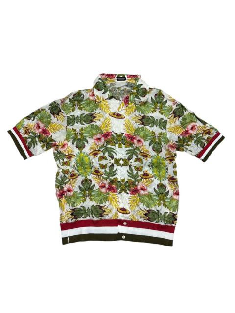 UNDERCOVER UNDERCOVER FLORAL ALOHA HAWAII BUTTON UP SHIRT