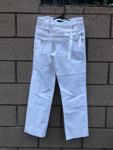 Ann Demeulemeester Bondage Trousers White Size 40 / US 32