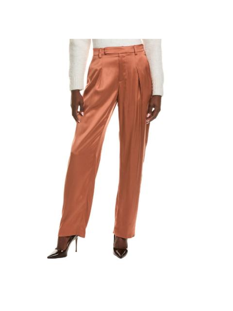 Brunello Cucinelli Brunello Cucinelli Worust Relaxed Silk Trousers