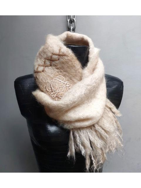 Loewe Loewe Anagram Mohair and Wool Scarf