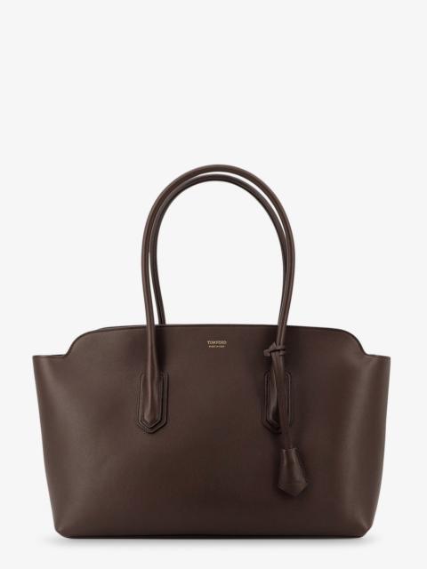 TOM FORD Tom Ford Leather Shoulder Bag With Logo