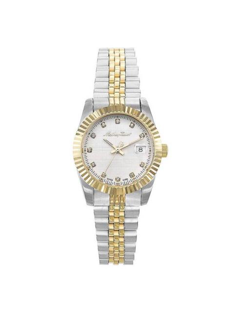Other Designers Mathey-Tissot Mathy III Quartz White Dial Ladies Watch D807BI