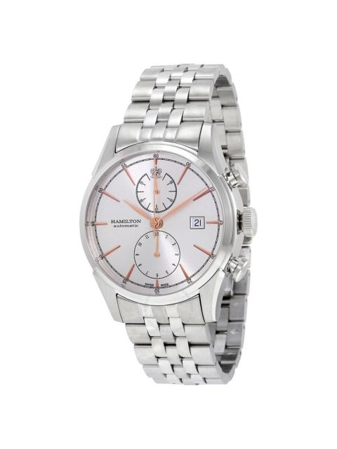 Other Designers Hamilton American Classic Spirit Liberty Chronograph Silver Dial Stainless Steel Men's Watch H324161