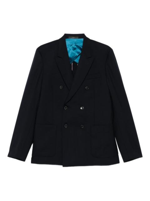 Paul Smith double-breasted patch-pocket blazer