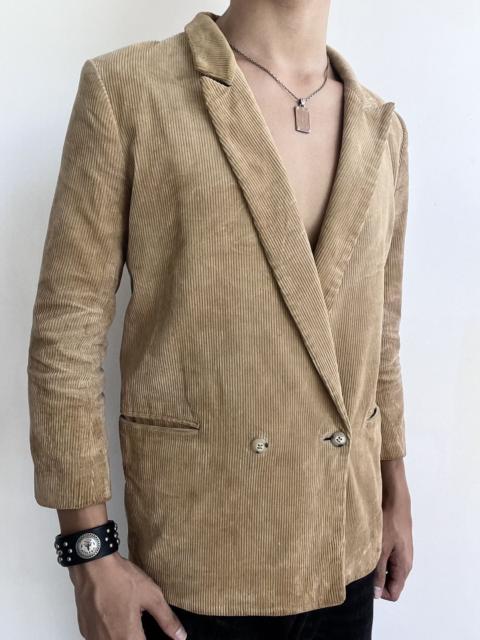 Yohji Yamamoto 1990s Dessin Yohji Yamamoto Double-Breasted Blazer