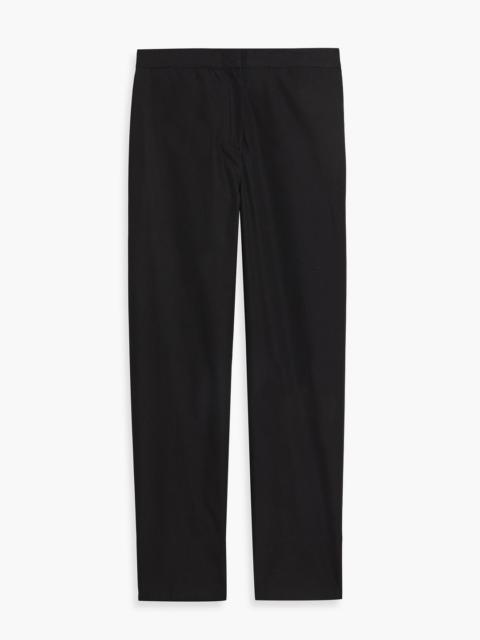 TOTEME Cotton-poplin straight-leg pants