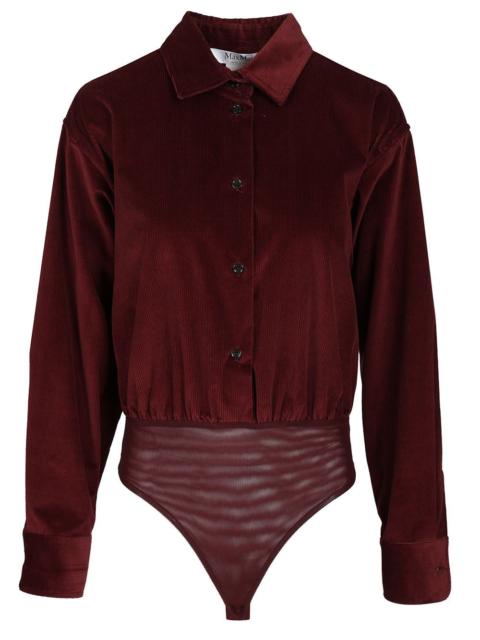 Max Mara Max Mara Women Velvet Shirt Bodysuit