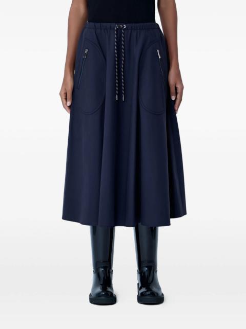 Moncler Moncler Drawstring A-line Skirt