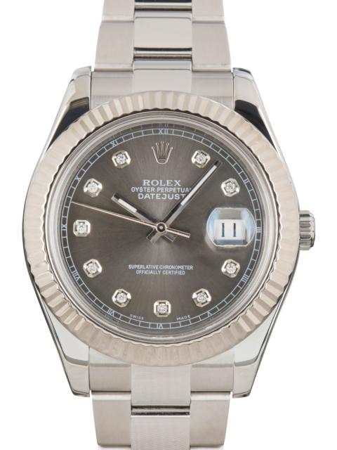 ROLEX Pre-owned Rolex Datejust II 116334 Diamond Dial
