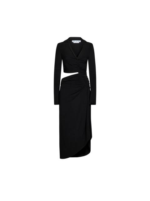 Off-White Off-White Cut-Out Midi Dress Women