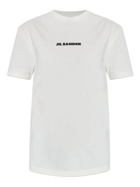 Jil Sander Crewneck Short Sleeves Classic Logo Print T-Shirt
