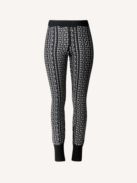 PERFECT MOMENT Monogram Merino Wool Legging