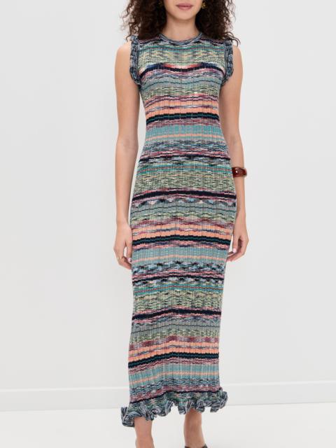 ULLA JOHNSON Ajak Sleeveless Knit Midi Dress
