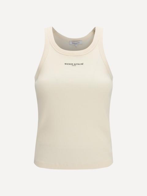 Maison Kitsuné Ribbed tank Top