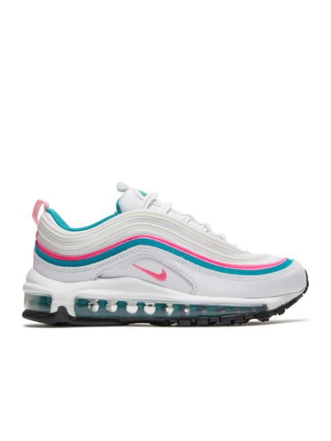 Nike WMNS AIR MAX 97 'WHITE PINK TURBO GREEN'