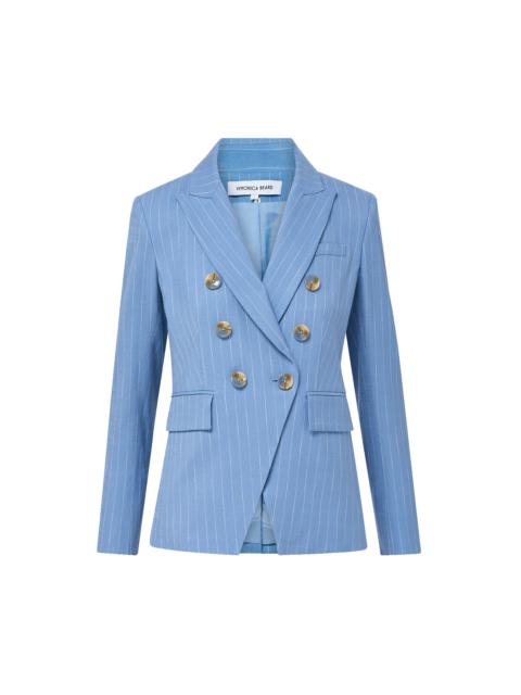 VERONICA BEARD MILLER PINSTRIPE DICKEY JACKET