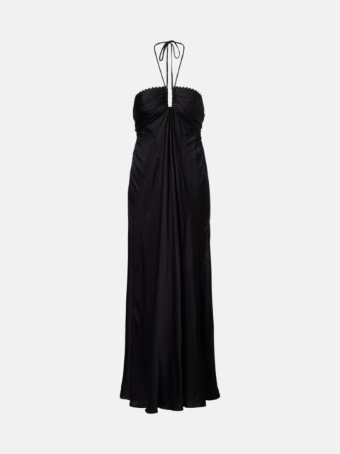 Poupette St Barth Halterneck maxi dress