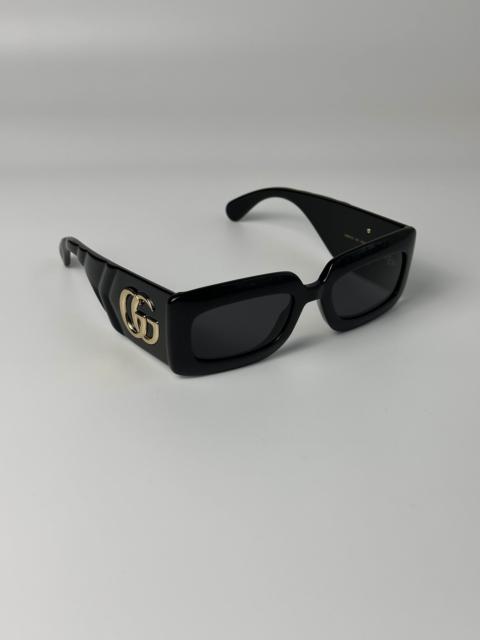 GUCCI BRAND NEW GUCCI GG0811S 001 Black/Grey Unisex Sunglasses  