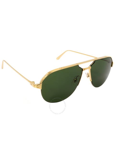 Cartier Cartier Green Pilot Men's Sunglasses CT0229S 002 60