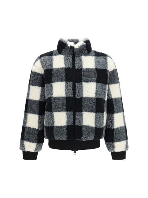 Givenchy Givenchy Checked Wool-blend Teddy Jacket Black/White