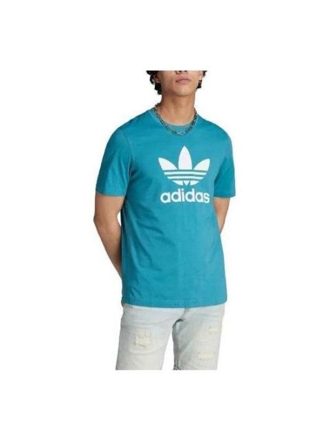 adidas adidas Adicolor Classics Trefoil Tee 'Turquoise' IM4507