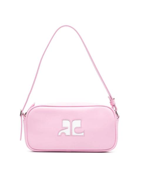 courrèges REEDITION LEATHER SHOULDER BAG