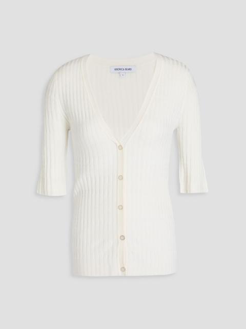 VERONICA BEARD Calliope ribbed-knit top