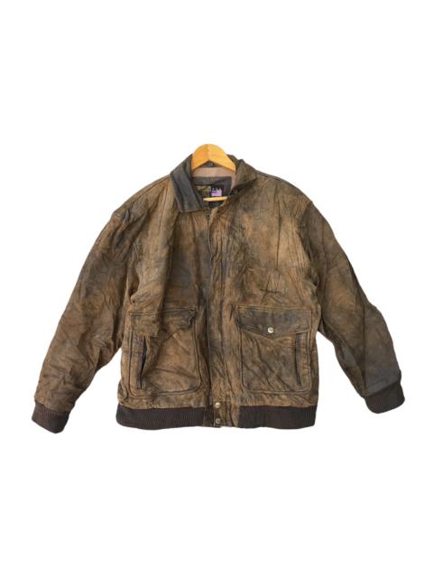 Other Designers Vintage - True Vintage Robinson Flight Leather Jacket