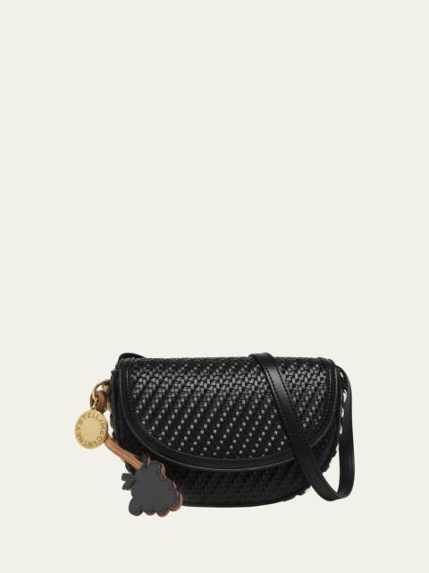 Frayme Small Woven Eco Vegan Leather Shoulder Bag