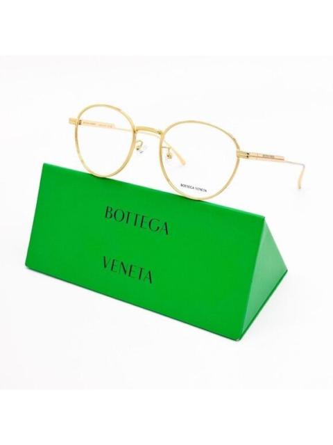 Bottega Veneta NEW BOTTEGA VENETA EYEGLASSES BV1016OA 002 ROUND GOLD UNISEX