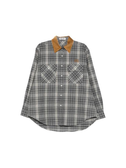 Miu Miu CHECK SHIRT