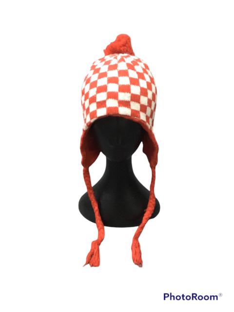 Other Designers Vintage - Japanese Brand Hushush The Red Worrior Checkred Earflat
