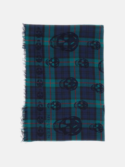 Alexander McQueen Alexander Mcqueen Men Tartan Scarf