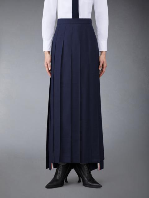 Thom Browne TROUSER LENGTH PLEATED SKIRT IN SUPER 120’S TWILL
