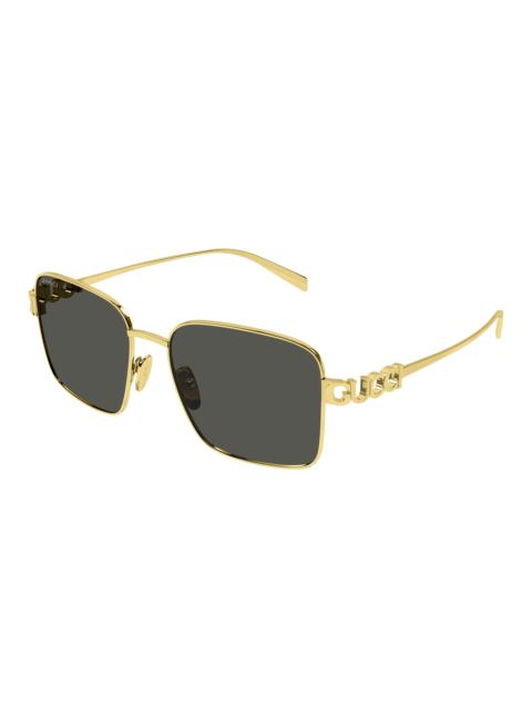 GUCCI Gucci Grey Square Ladies Sunglasses GG1937S 001 54