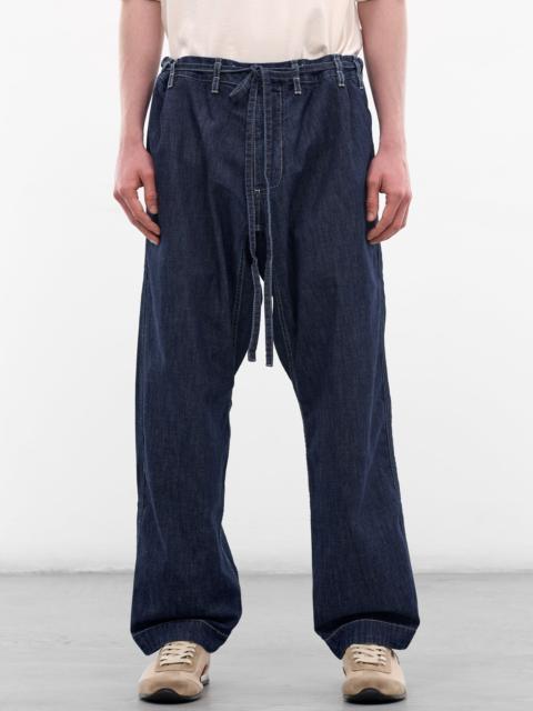 CASEY/CASEY Indigo Denim Tie Me Up Pants